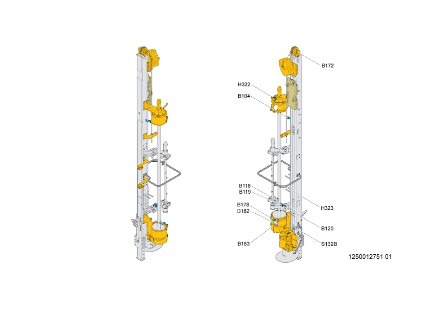 Sensor / givare — rod handling position sensor